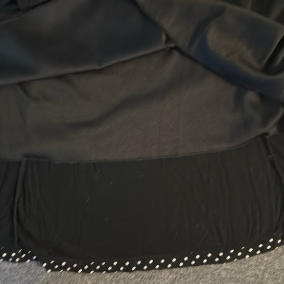 Alison Sheri Swishy Black Polka Dot Skirt. Lined. Great for dancing! - Picture 5 of 5